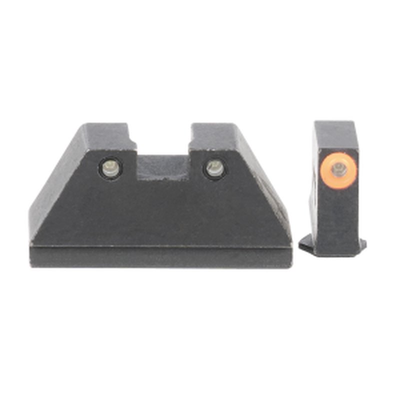 AmeriGlo GL-452 XL Spartan Operator Tall Optic Sight Set for Glock Black