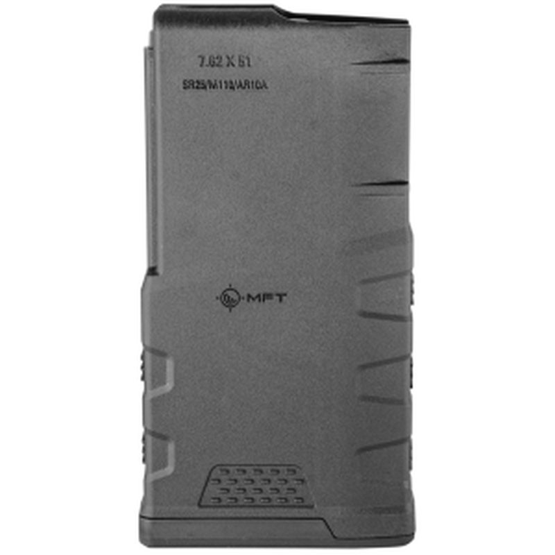 Mission First Tactical Magazine 7.62x51 NATO AR-10 20 Rounds Black 20EXD762X51