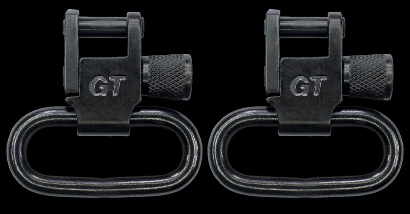 Grovtec GTSW01 Locking Sling Swivel Set 1 in Steel Black Oxide
