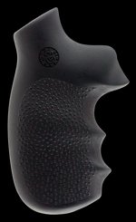 Hogue Monogrip Grips for Colt Detective Special, Diamondback Rubber Black