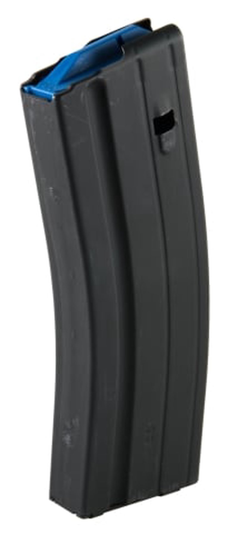 ASC Magazine: AR-15: 6.5 Grendel 25rd Capacity Black Marlube Stainless Steel Blue Follower - 25-6