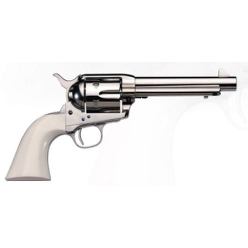 Uberti 1873 Cattleman Cody Nickle Ivory 45 LC 4.75 in Barrel