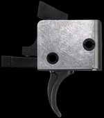 CMC Triggers AR-15 Drop-In Single-Stage Curved Trigger 4-4.5 lb Black Silver 92501