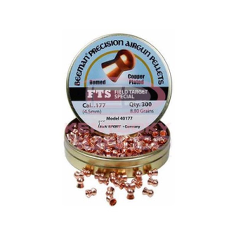 Beeman FTS Copper .177 Cal 8.80 Grains Domed 300ct