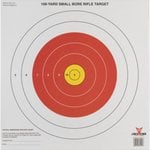 30-06 Outdoors Small Bore Rifle Target 20-Pack White/Red TARSBRT-20