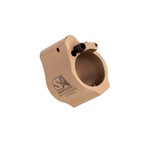 Superlative Arms Solid Set Screw Direct Impingement Adjustable Gas Block 0.875" x 1", Tan