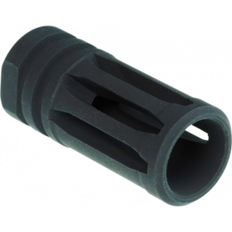 Bravo Company A2X A2X A2 Flash Hider Black Phosphate 4150 Steel with 1/2"-28 tpi Threads for 5.56x45mm NATO M4 Platform & M16 Platform