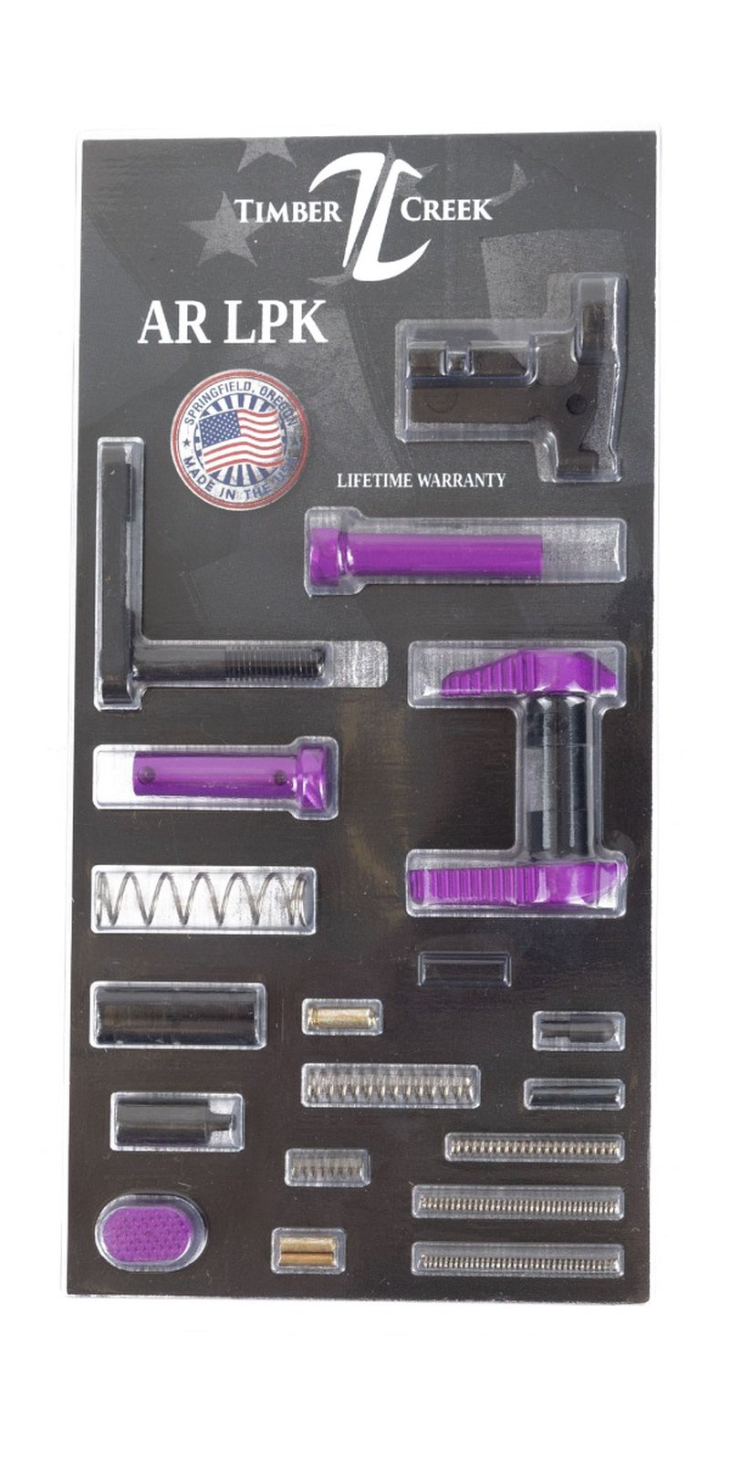 Timber Creek Lower Parts Kit, Purple - AR LPK PPA
