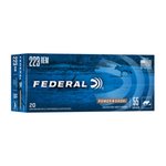 Federal Power-Shok 223 Rem JSP 55 Grain 20-Round Rifle Ammo