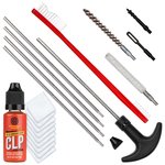 Shooter's Choice .22/.223 rifle cleaning kit gun rod, brush, mop, FP-10 CLP