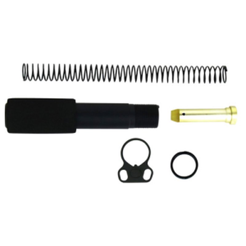 TACFIRE Buffer Tube Kit Mil-Spec AR-15 Black AR-Pistol