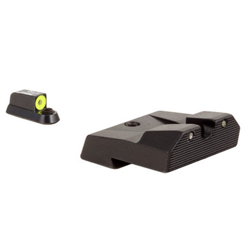Trijicon HD Night Sights CZ P-10/P-10C Front Yellow Outline Green Tritium
