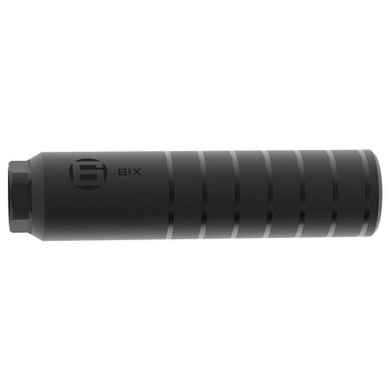 Gunwerks 6IX Suppressor .30 Cal Matte Black Cerakote