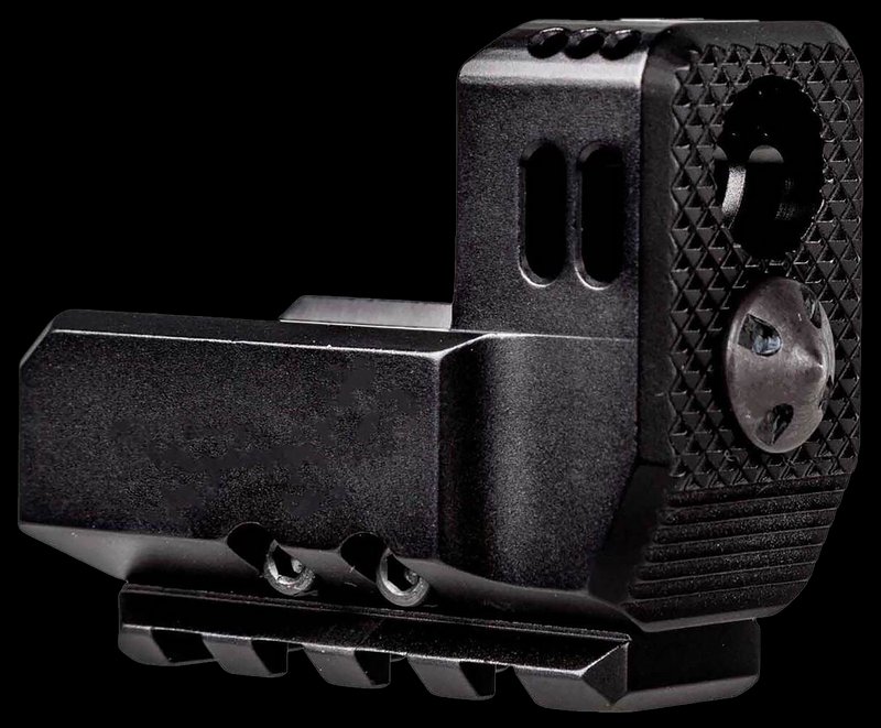 Tapco Glock 19 Gen3 Rail-Mount Compensator w/ Picatinny Rail & Glass Breaker