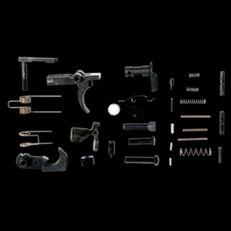 LBE Unlimited AR15LPK AR-15 Lower Parts Kit (LPK) Black w/o Trigger Guard