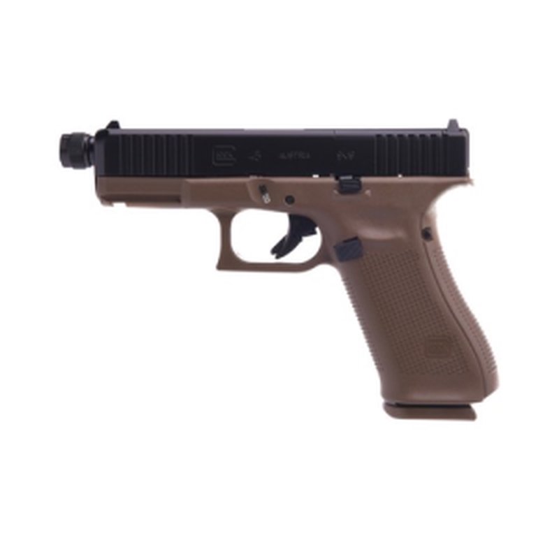 Glock G45 G5 MOS 9mm 4.02" Threaded Barrel FDE nDLC 17+1
