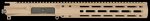 Cobalt Kinetics CK-Pro Upper Receiver Group Stripped Aluminum Flat Dark Earth Cerakote CKPROURG118SFDE