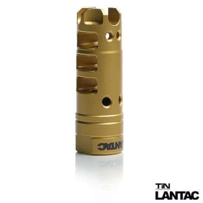 Lantac Dragon Muzzle Brake Tin Coated Titanium Nitride DLC Coating