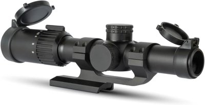 Monstrum Banshee 1-6x24mm LPVO Rifle Scope 30mm Tube Offset Mount Second Focal Plane