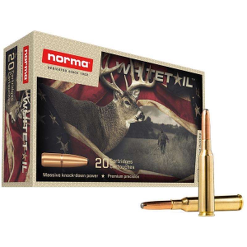 Norma Ammunition 20166622 6.5x55 SE 156gr PSP Whitetail Rifle Ammunition