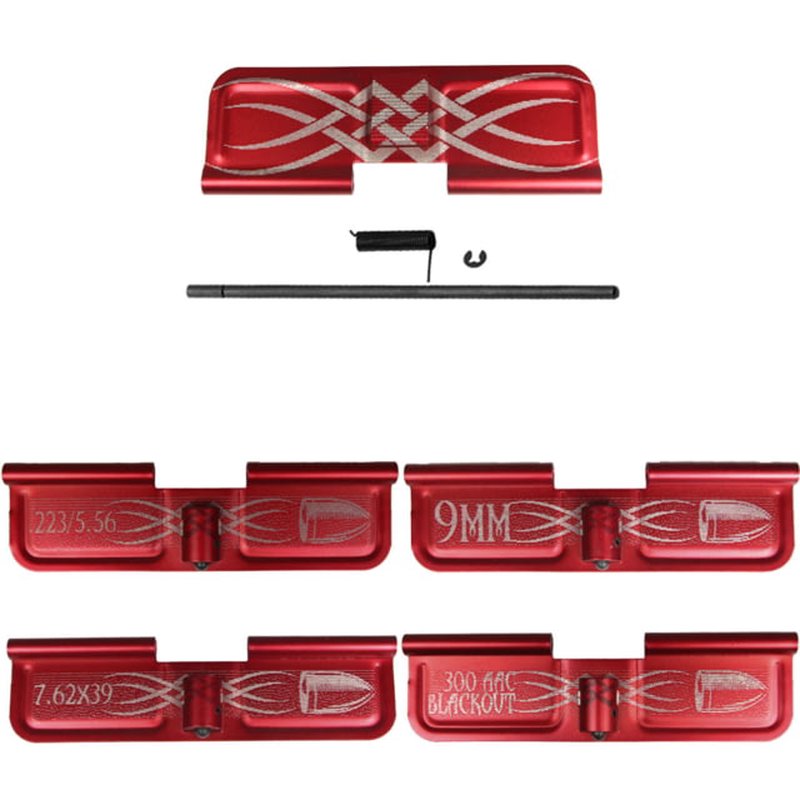 Tiger Rock AR-15 Tribal Dust Cover W/ Option Caliber Engraving