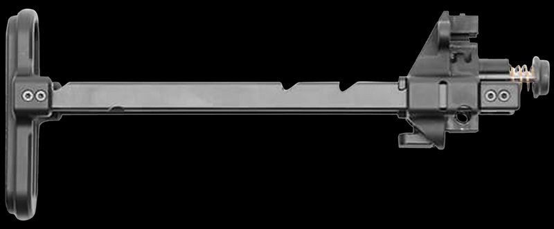 B&T 20407 APC223/APC300 Telescopic Stock Complete 3-Position Black