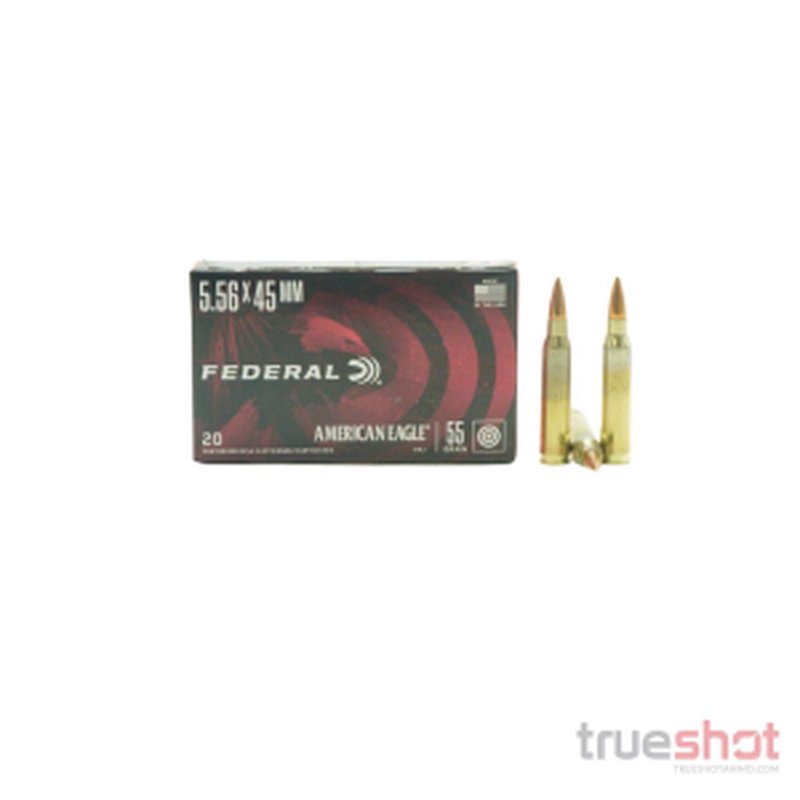 Federal American Eagle 5.56x45mm 55 Grain FMJ Ammunition
