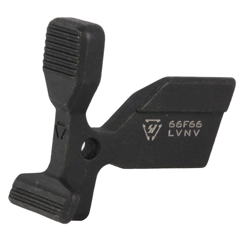 Strike Industries AR-10 Enhanced Bolt Catch - Wide Lever With Grip Grooves - AISI 8620 Steel
