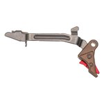 Overwatch Precision Glock Gen 1-4 9/40/357 TAC Trigger - FDE/Red