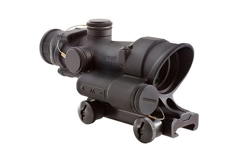 Trijicon ACOG TA02 LED 4x32mm Rifle Scope Black Red Horseshoe/Dot .223 / 5.56x45mm Reticle MOA Adjustment