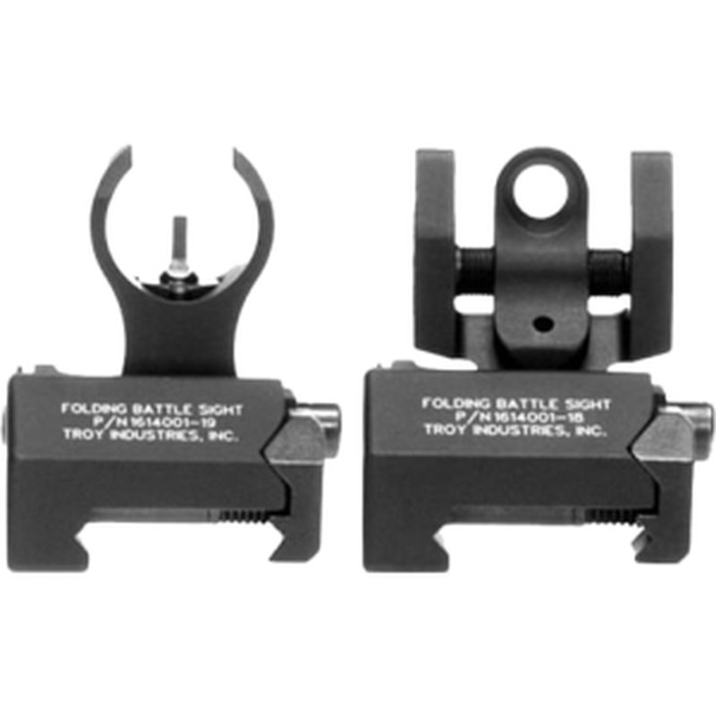 Troy IARSTBT00 Battle Sight Micro Set HK Front/Tritium Rear Black