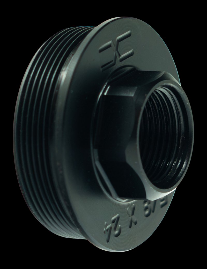 Faxon Firearms HUB Direct Thread Adapter 1.375-24 to 5/8-24 Nitride