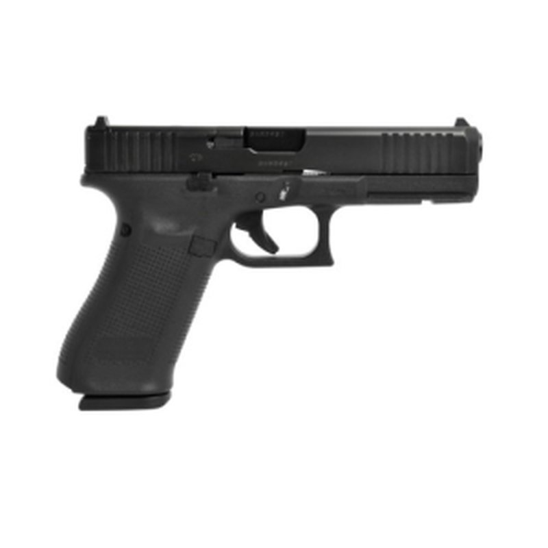 Glock 17 Gen5 MOS 9mm Full-Size Pistol with Front Serrations 17rd Optic Ready