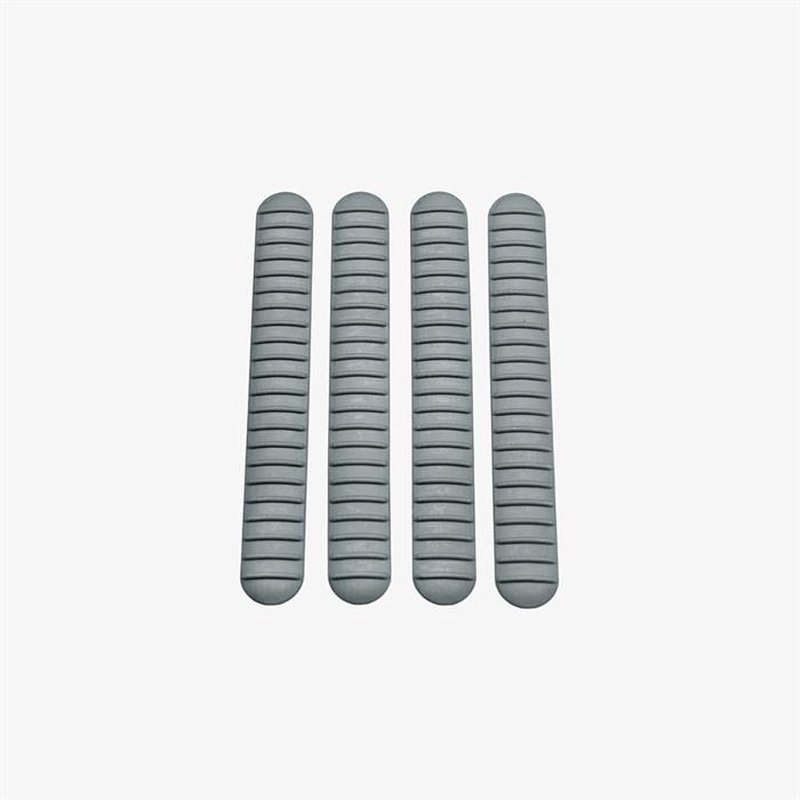 B5 Systems M-LOK Rail Cover 4.6 in Gray Rubber