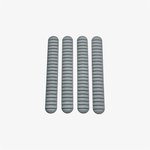 B5 Systems M-LOK Rail Cover 4.6 in Gray Rubber
