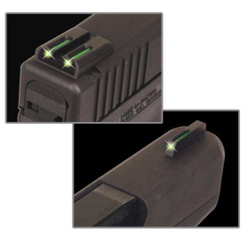 Truglo TFO Tritium/Fiber-Optic Day/Night Glock Sights