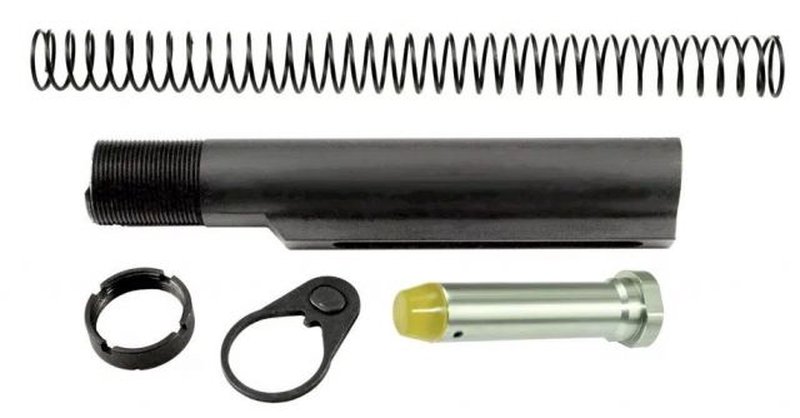 Sniper Commercial Spec 6 Position Aluminum Receiver Extension Tube and Buffer Kit AS5P01 Color: Black