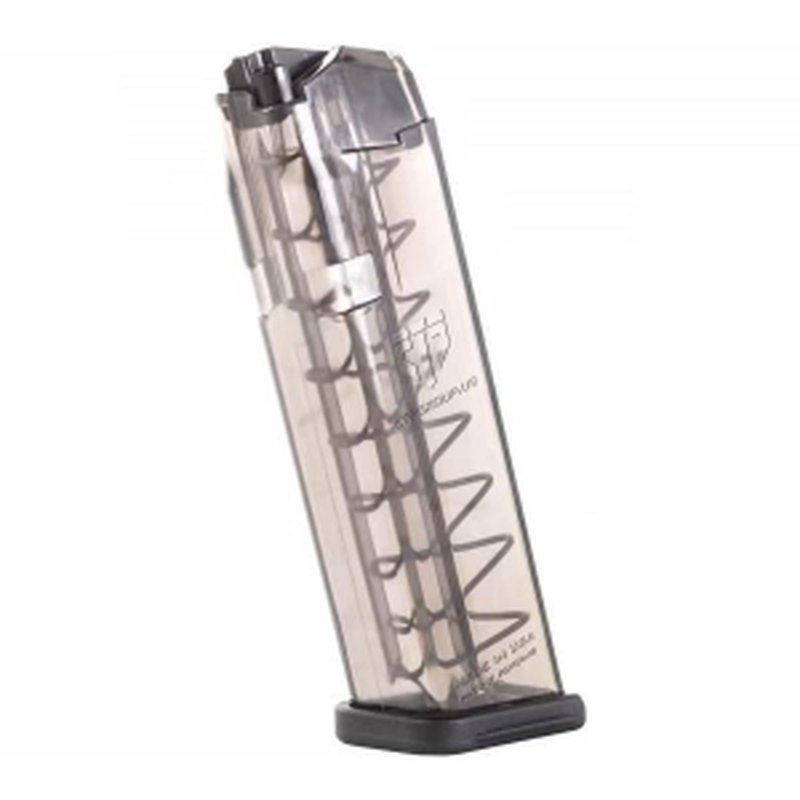 Elite Tactical Systems Carbon Smoke Glock Magazine 9mm 10rd Smoke