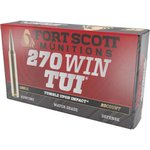 Fort Scott 270 Win 130gr TUI Copper Solid Rifle Ammo