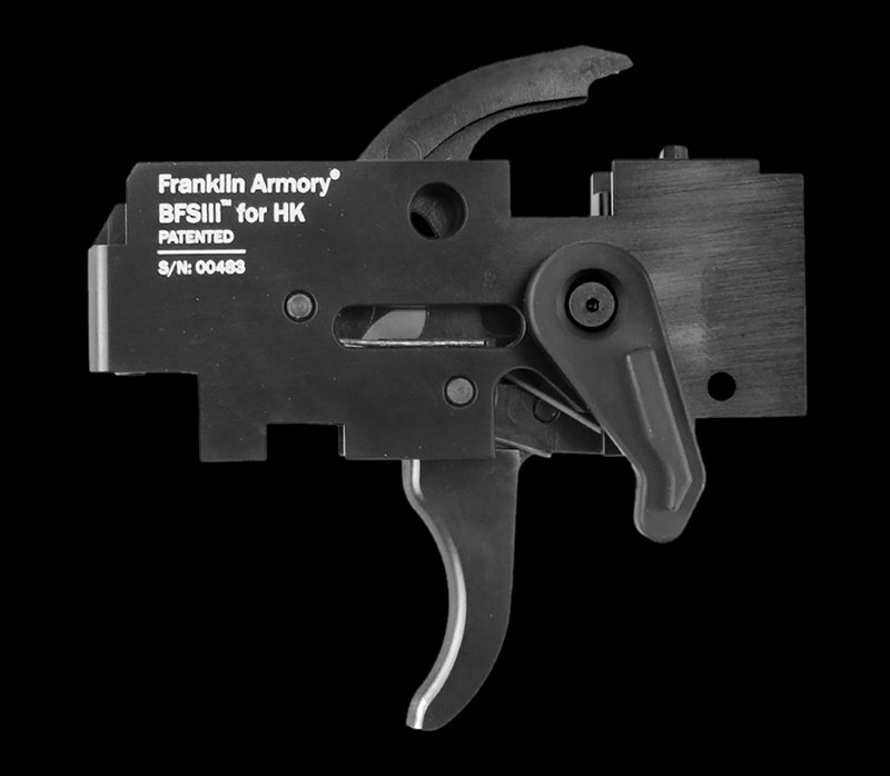 Franklin Armory BFSIII Curved Trigger HK 91/93 Ambidextrous Black 0550000BLK