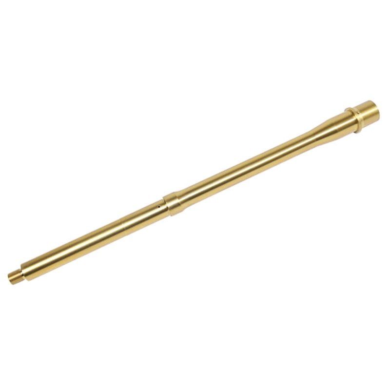 Guntec USA 16'' 5.56mm 1-7 Twist M4 4150 Barrel High Polished Gold Titanium Nitride