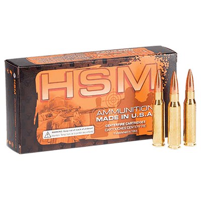 HSM Match .308 Winchester 168gr Sierra MatchKing BTHP 20-Round
