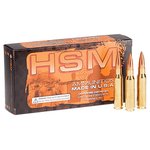 HSM Match .308 Winchester 168gr Sierra MatchKing BTHP 20-Round