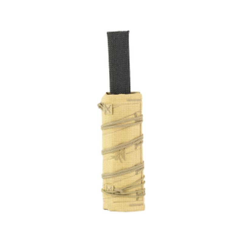 BURN PROOF GEAR Suppressor Cover Heavy 5.5"x1.5" Wheat Tan