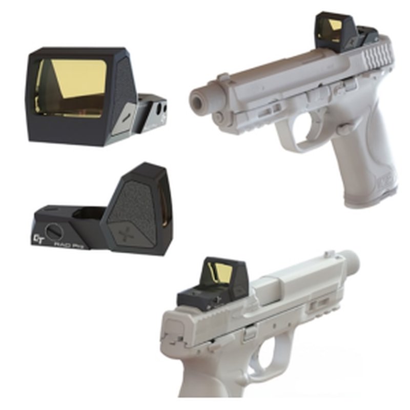 Crimson Trace RadPro Open Reflex Sight RED 01-01940