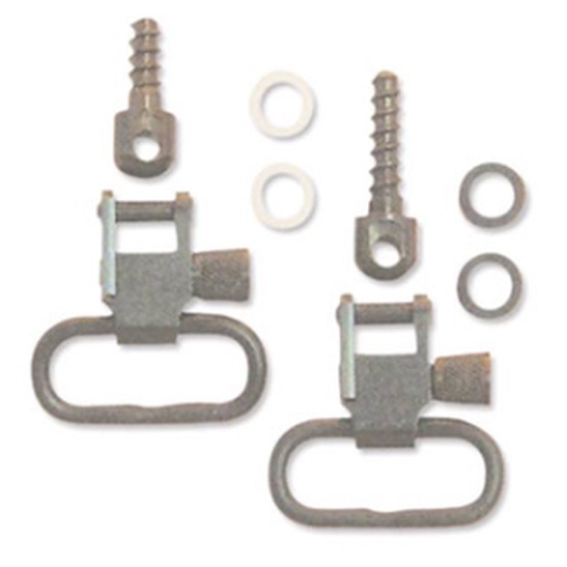 GrovTec Wood Screw Swivel Stud Spacer Set with Locking Swivels (Satin Nickel)