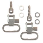 GrovTec Wood Screw Swivel Stud Spacer Set with Locking Swivels (Satin Nickel)