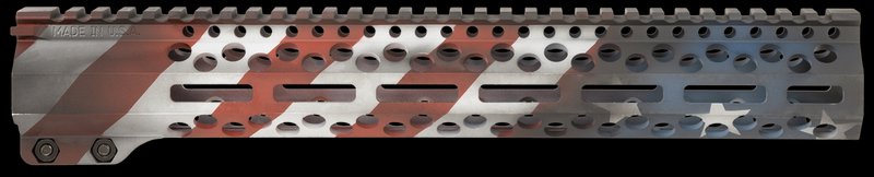 Bowden Tactical AR-15 Handguard Rail 13 Inch Old Glory Finish To Receiver Mount J23013-AF
