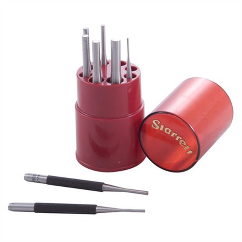 Starrett S565WB 8-Piece Pin Punch Set | 1/16 to 5/16 in
