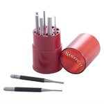 Starrett S565WB 8-Piece Pin Punch Set | 1/16 to 5/16 in